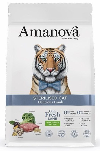 Amanova Amanova Cat Sterilised Delicious Lamb - jagnięcina 4kg