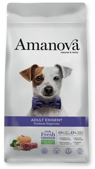Amanova Amanova Dog Adult Exigent Venison - dziczyzna 10kg