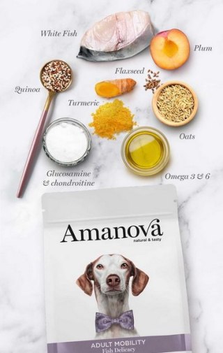 Amanova Amanova Dog Adult Mobility Fish Delicacy - biała ryba 2kg