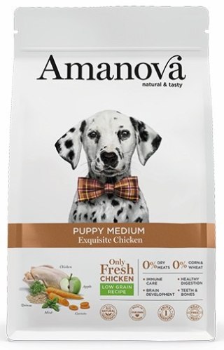 Amanova Amanova Dog Puppy Medium Exquisite Chicken - kurczak 12kg