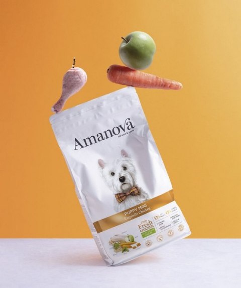 Amanova Amanova Dog Puppy Mini Exquisite Chicken - kurczak 500g
