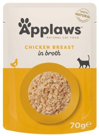Applaws Applaws saszetka dla kota Kurczak w rosole 70g