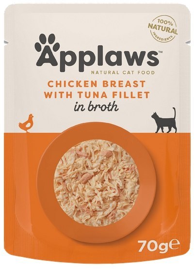 Applaws Applaws saszetka dla kota Kurczak z Tuńczykiem w rosole 70g