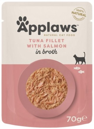 Applaws Applaws saszetka dla kota Tuńczyk z Łososiem w rosole 70g