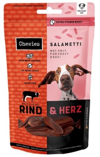 Chewies Chewies Beef Salametti wołowina z sercami 60g