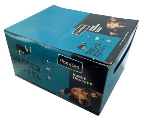 Chewies Chewies Hundezigarren Wasserbuffel - bawół wodny BOX 50x25g