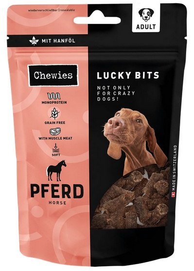 Chewies Chewies Lucky Bits Adult Konina 80g