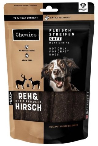 Chewies Chewies Meat Strips Soft Maxi Sarna & Jeleń 150g