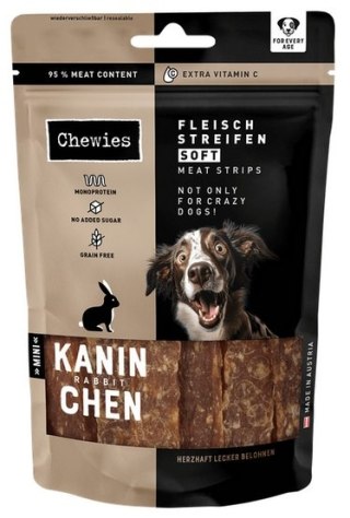 Chewies Chewies Meat Strips Soft Mini Królik 70g