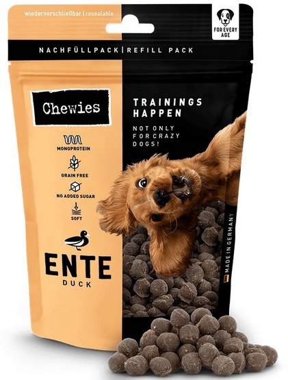 Chewies Chewies Trainings-Happen Kaczka monobiałkowe, bezzbożowe 175g