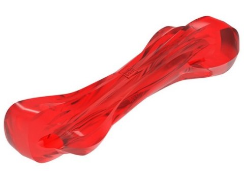 Collar Collar WauDog Fun Durable kość z kauczuku 20x8cm czerwona