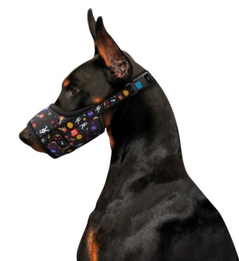 Collar Collar WauDog Nylon Kaganiec, plastikowy fastex, wzór NASA, rozmiar 4 [35-43cm]