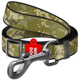 Collar Collar WauDog Nylon Smycz nylonowa regulowana L-XXL 25mm/152-183cm, wzór MILITARY