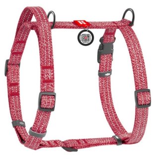 Collar Collar WauDog Re-Cotton Szelki z rączką z regenerowanej bawełny anatomiczne w kształcie litery H, odblaskowe z QR-paszportem, pl