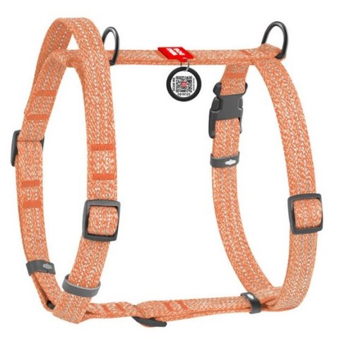 Collar Collar WauDog Re-Cotton Szelki z rączką z regenerowanej bawełny anatomiczne w kształcie litery H, odblaskowe z QR-paszportem, pl