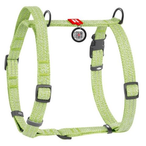 Collar Collar WauDog Re-Cotton Szelki z rączką z regenerowanej bawełny anatomiczne w kształcie litery H, odblaskowe z QR-paszportem, pl