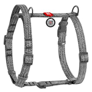 Collar Collar WauDog Re-Cotton Szelki z rączką z regenerowanej bawełny anatomiczne w kształcie litery H, odblaskowe z QR-paszportem, pl