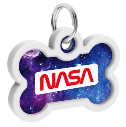 Collar Collar WauDog Smart ID Zawieszka z QR-paszportem kość 4x3cm NASA21