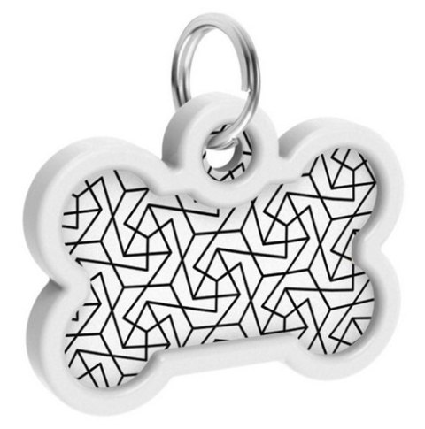Collar Collar WauDog Smart ID Zawieszka z QR-paszportem kość 4x3cm geometria