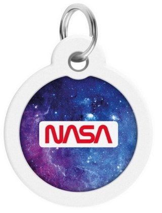Collar Collar WauDog Smart ID Zawieszka z QR-paszportem okrągła 3cm NASA21