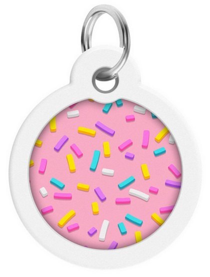 Collar Collar WauDog Smart ID Zawieszka z QR-paszportem okrągła 3cm marshmellow