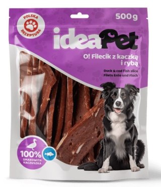 IdeaPet IdeaPet Fileciki z kaczką i rybą 500g