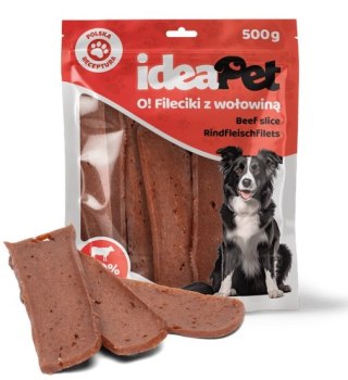 IdeaPet IdeaPet Fileciki z wołowiną 500g