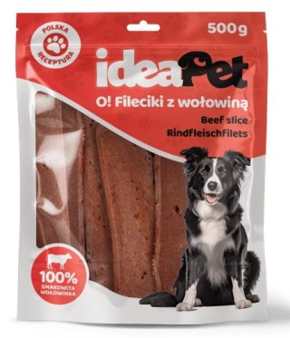 IdeaPet IdeaPet Fileciki z wołowiną 500g
