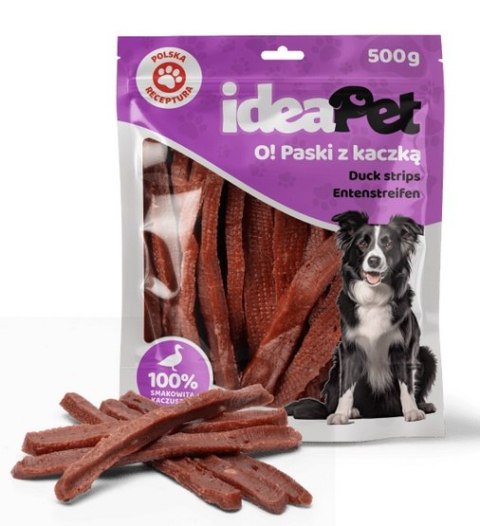 IdeaPet IdeaPet Paski z kaczką 500g