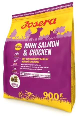 Josera Josera Pies Mini Salmon & Chicken Adult 900g GRATIS