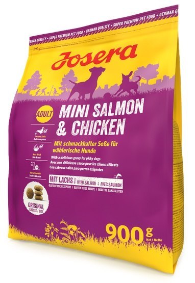 Josera Josera Pies Mini Salmon & Chicken Adult 900g GRATIS