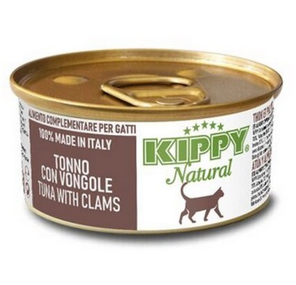 Kippy Kippy Natural Tuna & Clams - tuńczyk i małże puszka 70g