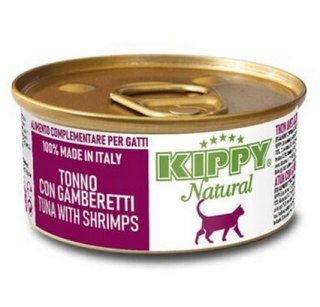 Kippy Kippy Natural Tuna & Shrimps - tuńczyk i krewetki puszka 70g