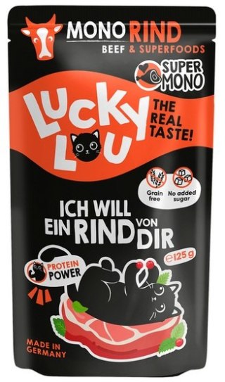 Lucky Lou Lucky Lou SuperMono Wołowina saszetka 125g