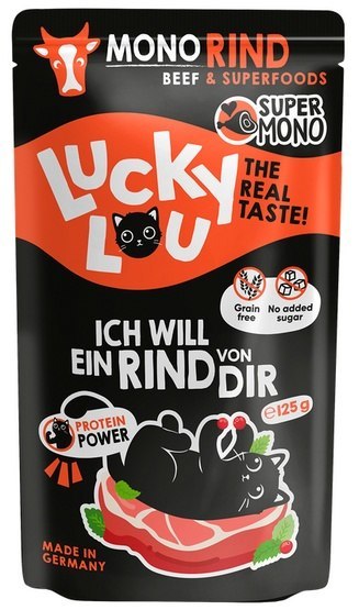 Lucky Lou Lucky Lou SuperMono Wołowina saszetka 125g