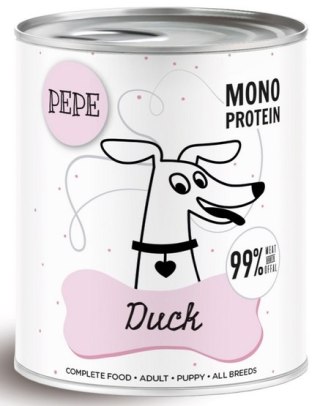 Paka Zwierzaka Paka Zwierzaka PEPE Duck (kaczka) puszka 800g