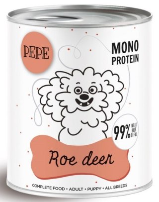 Paka Zwierzaka Paka Zwierzaka PEPE Roe Deer (sarna) puszka 800g