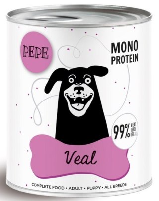 Paka Zwierzaka Paka Zwierzaka PEPE Veal (cielęcina) puszka 800g