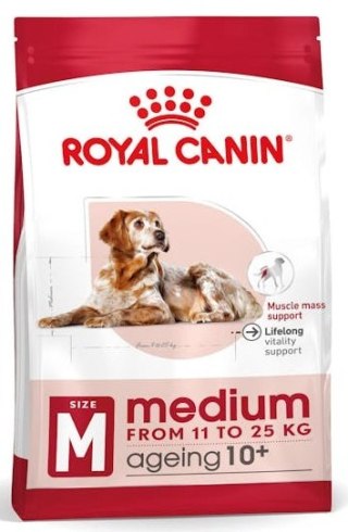 Royal Canin Size Royal Canin Medium Ageing 10+ karma sucha dla psów starszych, ras średnich 15kg
