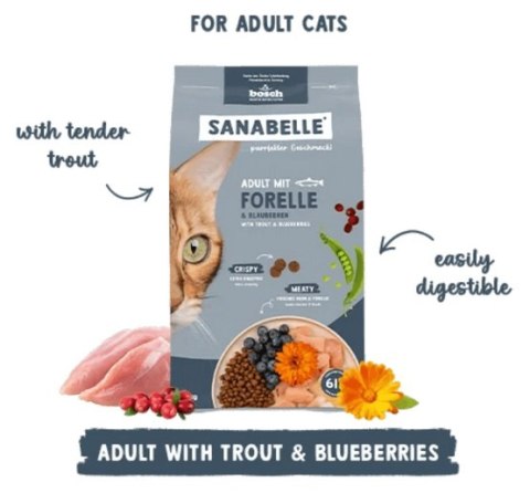 Sanabelle Sanabelle Adult Forelle - z pstrągiem 400g