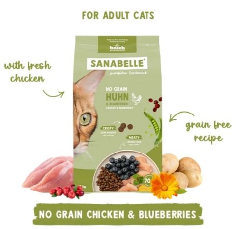 Sanabelle Sanabelle Adult No Grain Huhn - bezzbożowa z kurczakiem 400g