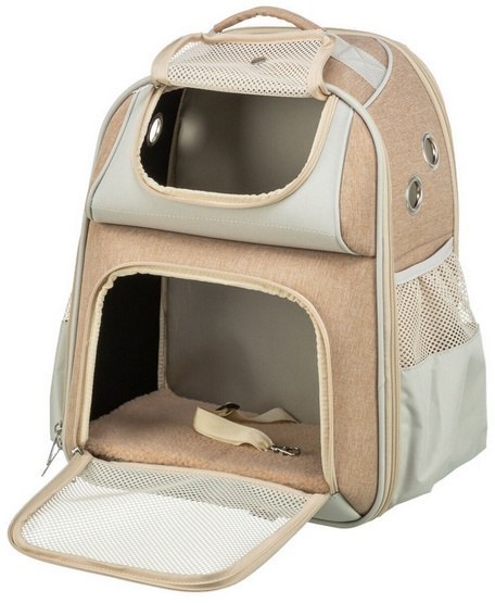 Trixie Trixie Plecak Willow do transportu psa 38x25x45cm beżowo-brązowy [TX-28831]