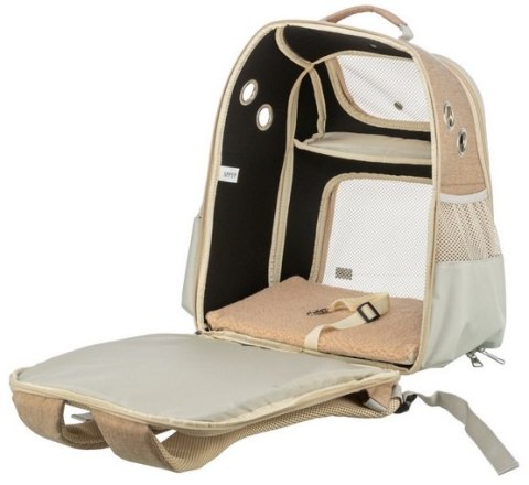 Trixie Trixie Plecak Willow do transportu psa 38x25x45cm beżowo-brązowy [TX-28831]