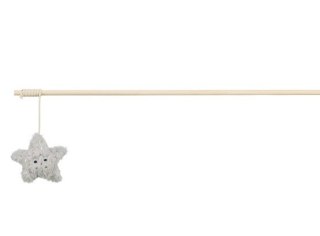 Trixie Trixie Zabawka Świąteczna dla kota Wędka z gwiazdą 48cm [TX-924501]