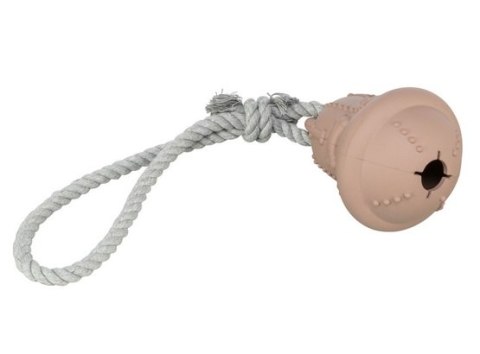 Trixie Trixie Zabawka Świąteczna dla psa Dzwonek z linką beżowy 12/36cm [TX-92018]