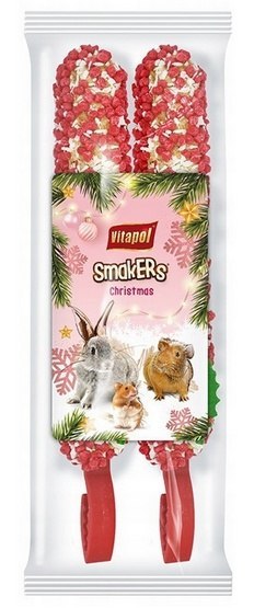 Vitapol Vitapol Smakers dla gryzoni - świąteczny (różowy) 2szt [3171]
