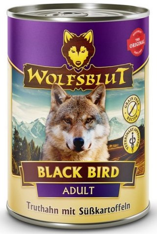 Wolfsblut Wolfsblut Dog Black Bird Adult - indyk i bataty puszka 395g