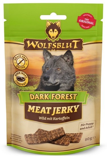 Wolfsblut Wolfsblut Dog Meat Jerky Dark Forest 80g