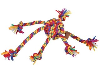 Zolux Zolux Zabawka dla psa szarpak ośmiornica sznur Rainbow 38cm