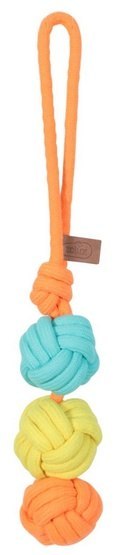 Zolux Zolux Zabawka dla psa szarpak trzy piłki sznur Twist 42cm